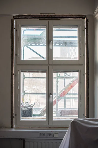 Window Process Being Replaced Seen — Stock Photo, Image