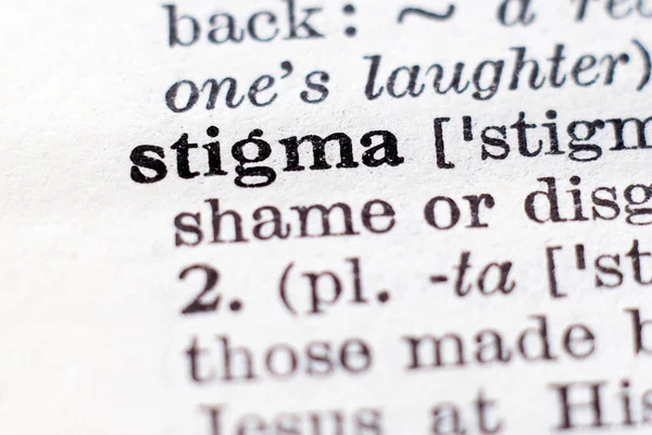 Stigma kelimesinin sözlük tanımı, seçici odaklanma.