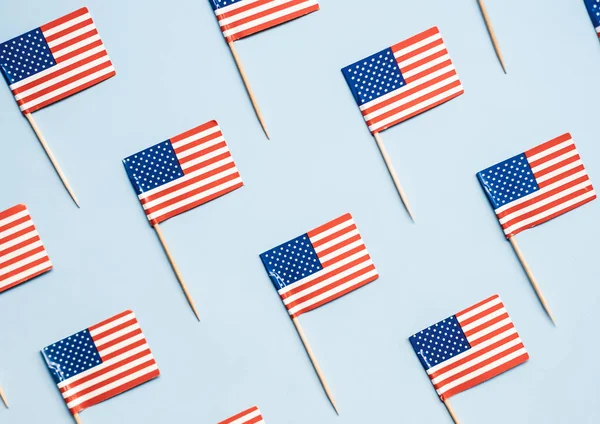 Американський прапор візерунком . — стокове фото