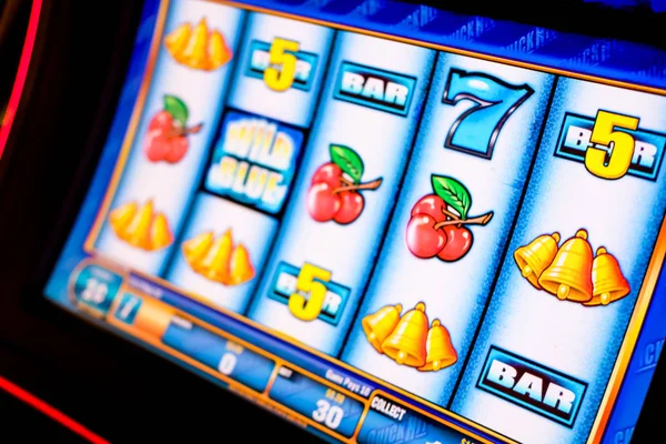 Slot makinesi ekranı.