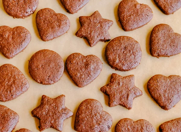 Домашнє печиво шоколадне . — стокове фото