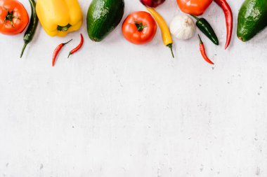 Sebze çerçevesi arkaplanı.