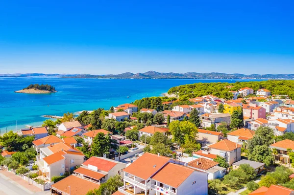 Adriatic Sea Landscape Town Pakostane Croatia Touristic Destination — Stock Photo, Image