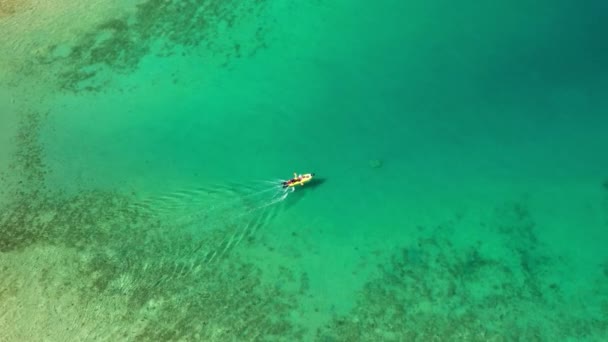 Prachtige Zeegezicht Aan Adriatische Zee Kroatië Dugi Otok Eiland Zeilboot — Stockvideo