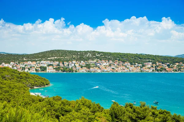Beautiful Croatian Coast Murter Island Archipelago Town Tisno Dalmatia Croatia — Stock Photo, Image