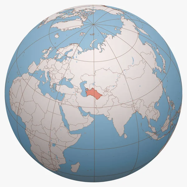 Rússia Globo Hemisfério Terra Centrado Localização Federação Russa Rússia  Mapa imagem vetorial de antonshahrai© 377163676