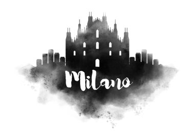 Suluboya Milano şehir manzarası