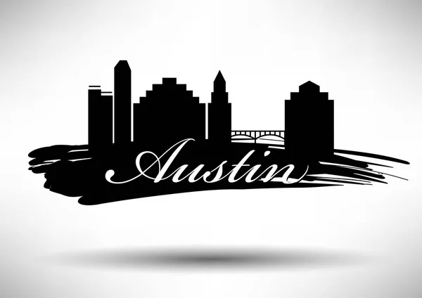 Panoramę miasta Austin — Wektor stockowy