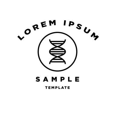 DNA modern stil doğrusal logosu