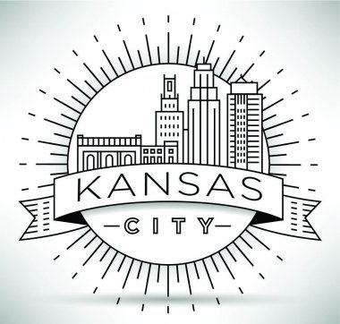 Kansas doğrusal şehir manzarası 
