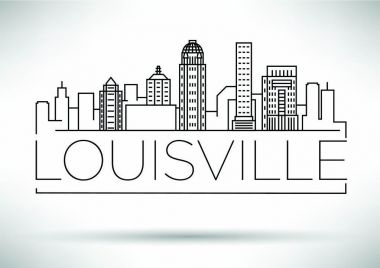 Louisville doğrusal şehir manzarası 