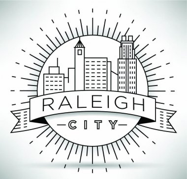 Raleigh doğrusal şehir manzarası 