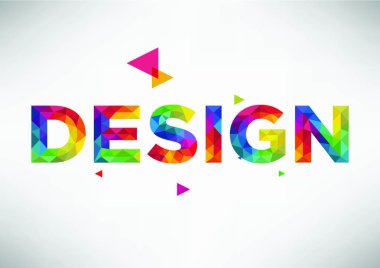 Modern geometrik tasarım Word