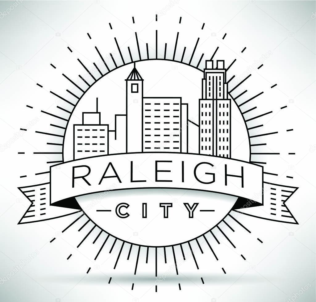 Raleigh Linear City Skyline 