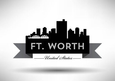 Ft Worth şehir manzarası