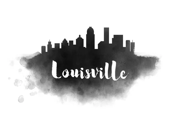 Louisville skyline cidade — Fotografia de Stock