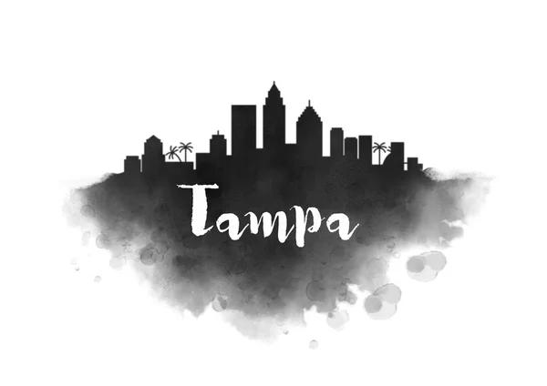 Cidade de Tampa Skyline — Fotografia de Stock