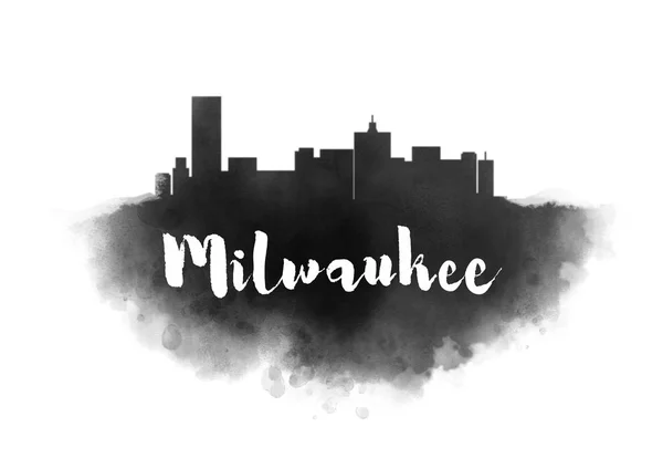 Skyline della città di Milwaukee — Foto Stock
