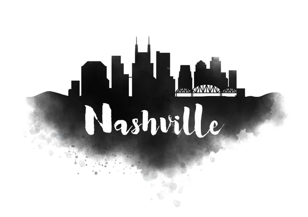 Panorama města Nashville — Stock fotografie