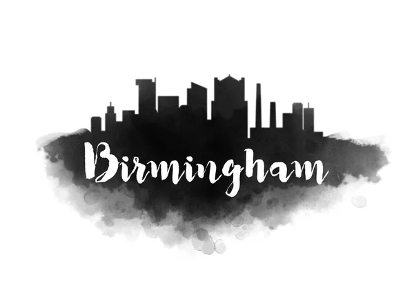 Skyline van de stad van Birmingham — Stockfoto