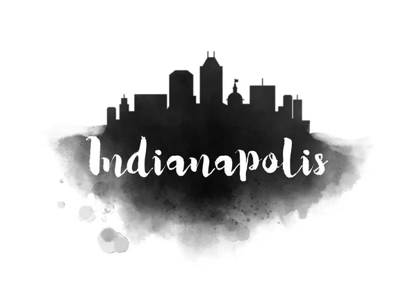 Indianapolis City-Skyline — Stockfoto