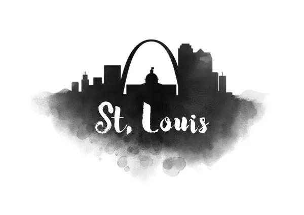 St. Louis City Skyline — Foto Stock