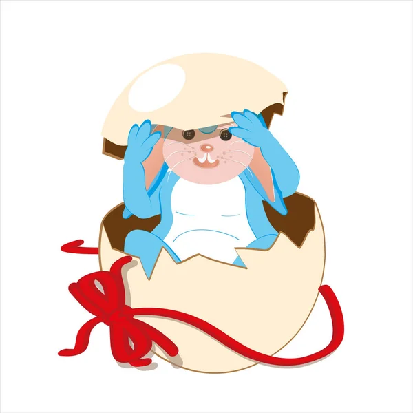 Paskalya tavşanı mavi