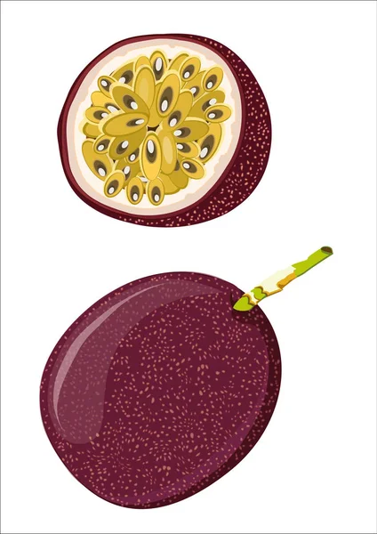 Resimli tutku meyvesi