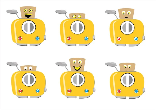 Ekmek kızartma makinesi doku sarı