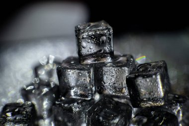 buz küplerinin makro fotoğrafları