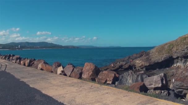 Coffs Harbour Marina Northern Nsw, Australia. Veleros, yates, lanchas y paseos marítimos — Vídeos de Stock