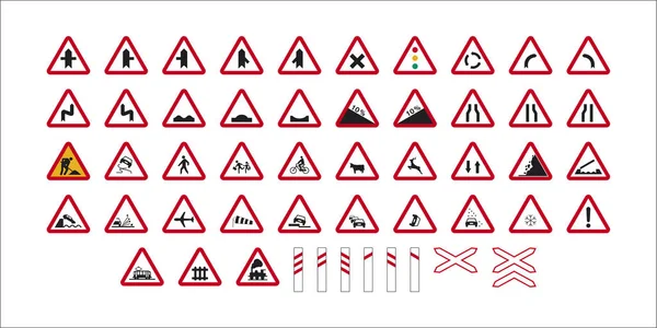 İspanyol tehlike trafik işaretleri