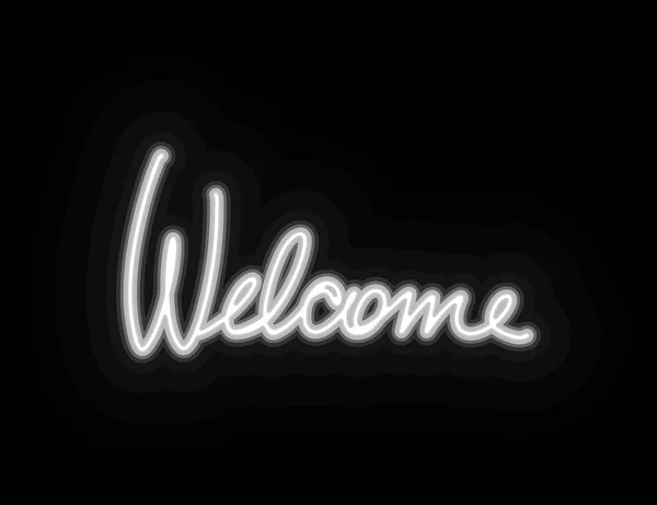 Tasarım veya illüstrasyon rengi için gri Neon yazı panosu vektör logosu
