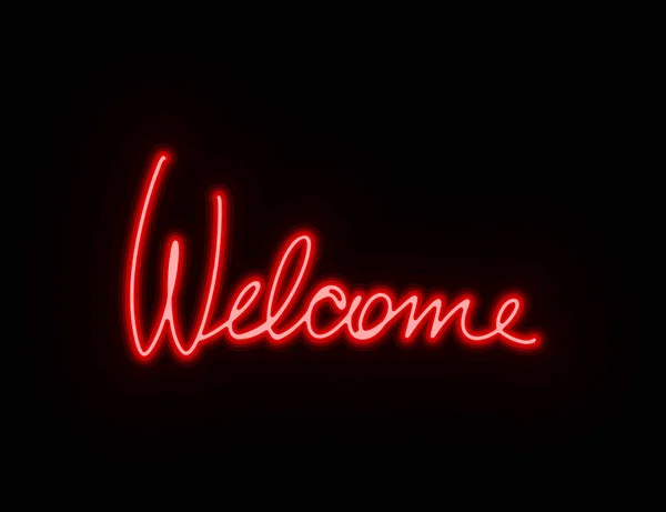 tasarım veya illüstrasyon rengi için kırmızı neon yazı panosu vektör logosu