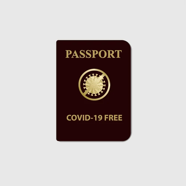 Pasaporte Inmunidad Identificación Una Persona Que Tenido Coronavirus Inmune Documento — Archivo Imágenes Vectoriales