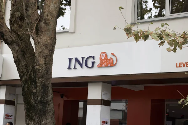 Estambul, Turquía - Noviembre-10.2019: ING Group es una compañía bancaria multinacional con sede en Holanda . — Foto de Stock
