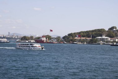İstanbul, Türkiye - 11 Eylül 2019: Cape Coast ve Peninsula 'daki tarihi Topkapı Sarayı.