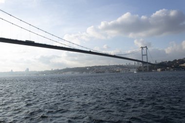 Fotoğraf: Sehitler Köprüsü, 15 Temmuz, Bosphorus Köprüsü, altında.