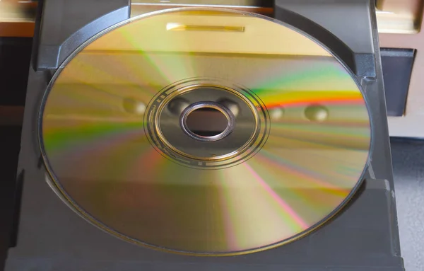 Altın cd — Stok fotoğraf