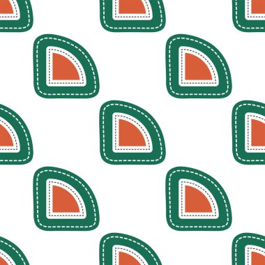 Düz doğrusal tasarım. Tüy folyolarının kusursuz dokusu. Duvar kağıdı, kalıp dolguları, web sayfası, yüzey dokuları, tekstil baskısı, ambalaj kağıdı için kullanılabilir - Vektör