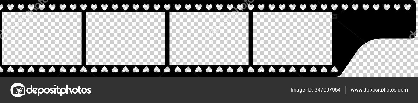 Black White Camera Film Template Vector Illustration Stock Vector Image ...