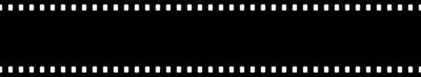 : Siyah beyaz kamera film şablonu. Vektör illüstrasyonu.