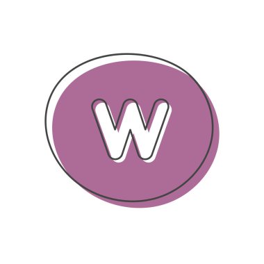 Arkaplanda İngiliz alfabesinden bir harf var. Çocukların gelişimi ve eğitimi için bir setin kartı. Vektör illüstrasyonu.