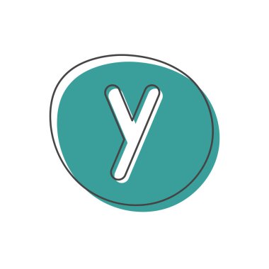 Arkaplanda İngiliz alfabesinden bir harf var. Çocukların gelişimi ve eğitimi için bir setin kartı. Vektör illüstrasyonu.