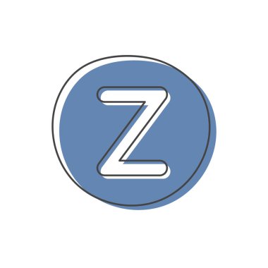 Arkaplanda İngiliz alfabesinden bir harf var. Çocukların gelişimi ve eğitimi için bir setin kartı. Vektör illüstrasyonu.