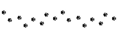 Download Straight Black Paw Pattern Free Vector Eps Cdr Ai Svg Vector Illustration Graphic Art
