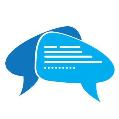 Sohbet servisi illüstrasyon