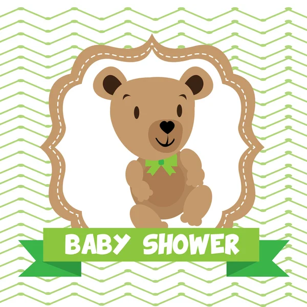 Baby shower ilustracja — Wektor stockowy