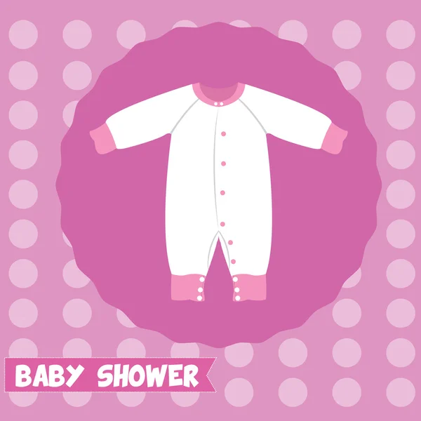 Baby douche illustratie — Stockvector