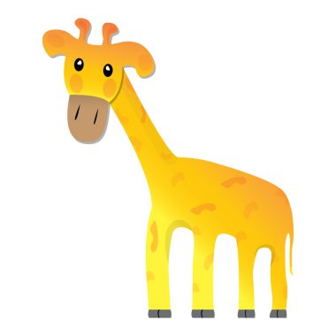 İzole hayvan oyuncak